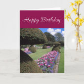 Toadstool装飾刈り込み法カード カード (黄色い花)