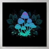 Toadstools in Bushes ポスター (正面)