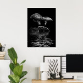 Toadstools On A Trail Reflection No 5 ポスター (ホームオフィス)