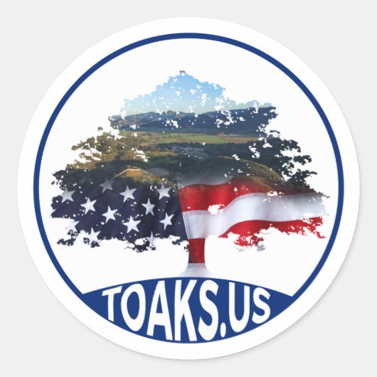 TOaks.us – 私たちのためのフォーラム – ロゴシール ラウンドシール (正面)