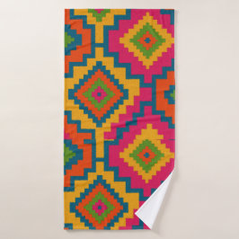 TOALHA CORES GEOMÉTRICO  バスタオル