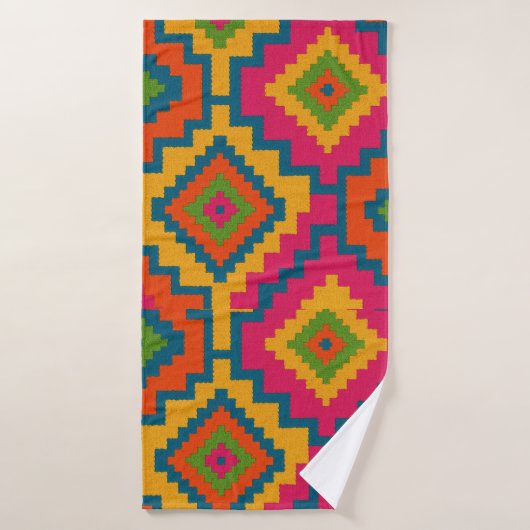 TOALHA CORES GEOMÉTRICO  バスタオル (バスタオル)