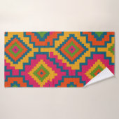 TOALHA CORES GEOMÉTRICO  バスタオル (バスタオル)