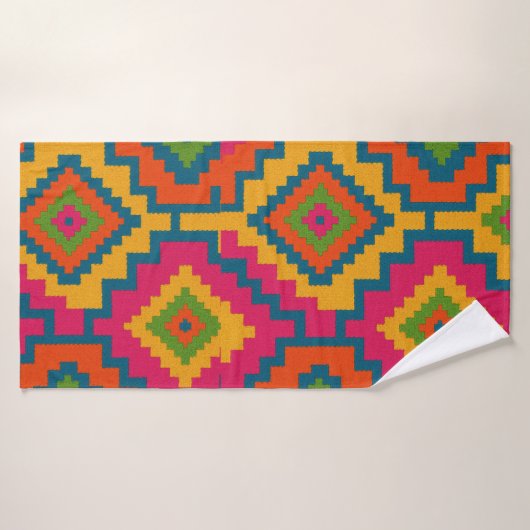 TOALHA CORES GEOMÉTRICO  バスタオル (バスタオル)