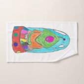 toalha de mão   desenho  a lápis. ハンドタオル (ハンドタオル)