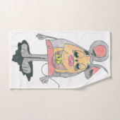 Toalha de mão desenho a lápis ハンドタオル (ハンドタオル)