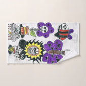 toalha de mão, desenho a lápis. ハンドタオル (ハンドタオル)