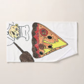 toalha de mão. desenho feito a lápis ハンドタオル (ハンドタオル)