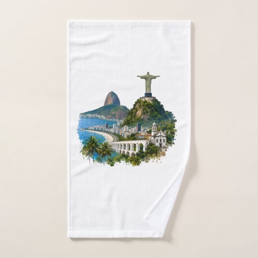 Toalha Rio de Janeiro ハンドタオル (ハンドタオル)