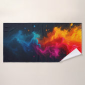 Toalla de fuego multicolor バスタオル (バスタオル)