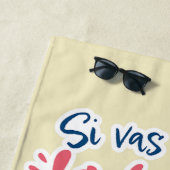 Toalla de playa│si vas a tirar la toalla ビーチタオル (インサイチュ)