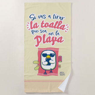 Toalla de playa│si vas a tirar la toalla ビーチタオル