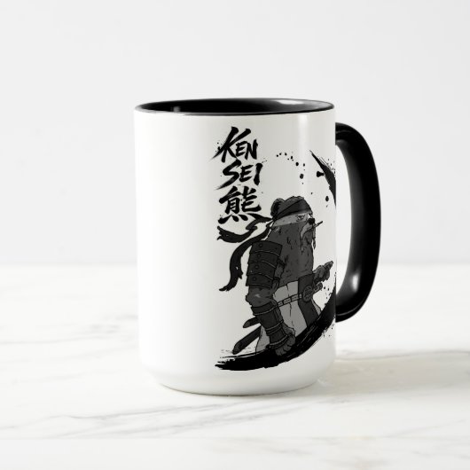Toast to Kensei Bear マグカップ (正面右)