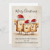 Toast to the Holidays シーズンカード (正面/裏面)