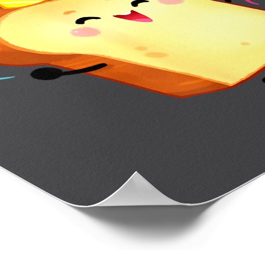 Toast To The New Year Pun  ポスター (角)