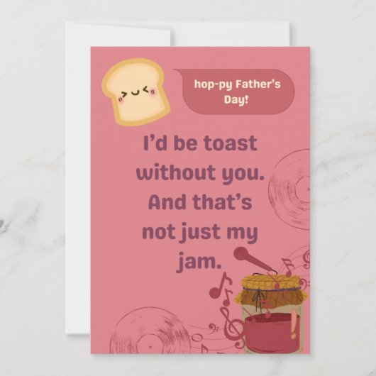 Toast Without You - Father's Day Edition 招待状 (正面)