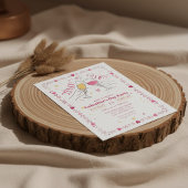 Toasting Galentines Day Invitation Heart Frame 招待状