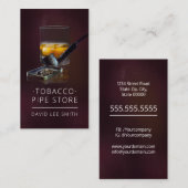 Tobacco Pipe Store 名刺 (正面/裏面)