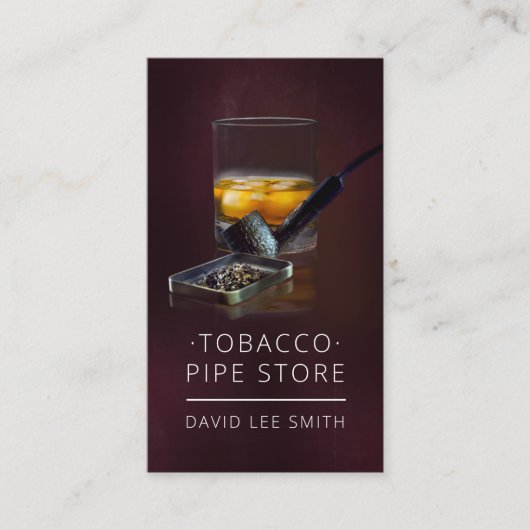 Tobacco Pipe Store 名刺 (正面)