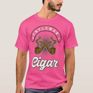 Tobacco Smoker Smoke Cigarette Gentleman'S Cigar Tシャツ