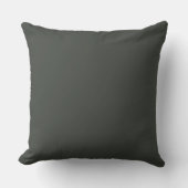 Tobacco Solid Color Throw Pillow クッション (正面)