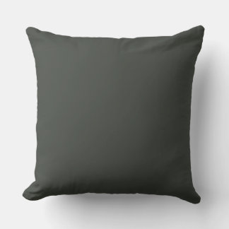 Tobacco Solid Color Throw Pillow クッション
