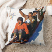 Tobagganing クッション (ブランケット)