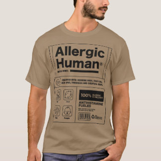 Tobe Fonsecaによるアレルギー性塩基型アレルギー性ヒト Tシャツ