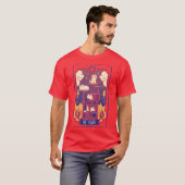 Tobe Fonsecaによるタワーキャットタロット Tシャツ (正面フル)