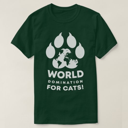 Tobe Fonsecaによる猫たちの世界征服 Tシャツ (デザイン正面)