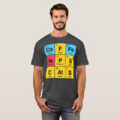 Tobe Fonsecaによる科学的な昼寝をする猫 Tシャツ (正面フル)