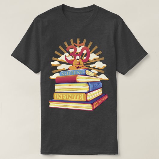 Tobe Fonsecaによる読書好き瞑想 Tシャツ (デザイン正面)