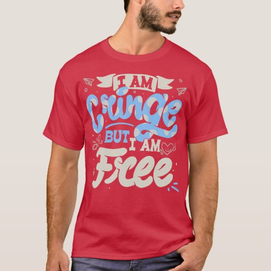 Tobe Fonsecaによる"私は恥ずかしいけど自由です" Tシャツ (正面)