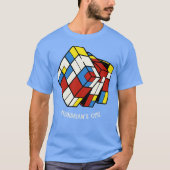 Tobe FonsecaによるMondrianCube Tシャツ (正面)
