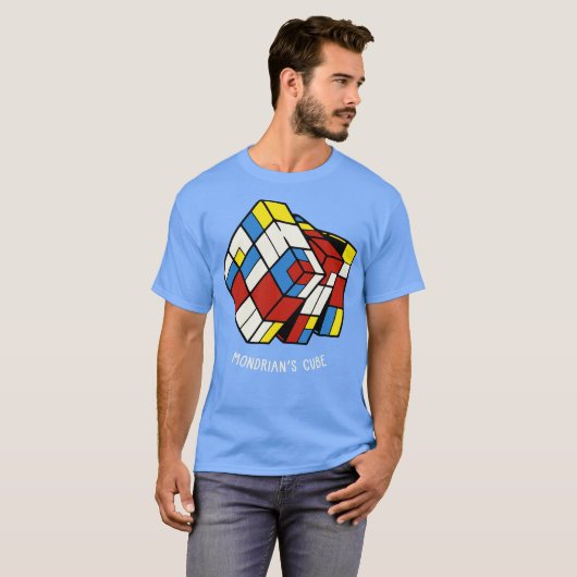 Tobe FonsecaによるMondrianCube Tシャツ (正面フル)
