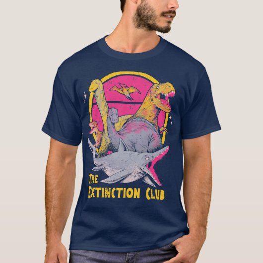 Tobe FonsecaによるThe Extinction Club Pink Tシャツ (正面)