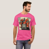 Tobe FonsecaによるWork Duck I Choose Violence Tシャツ (正面フル)