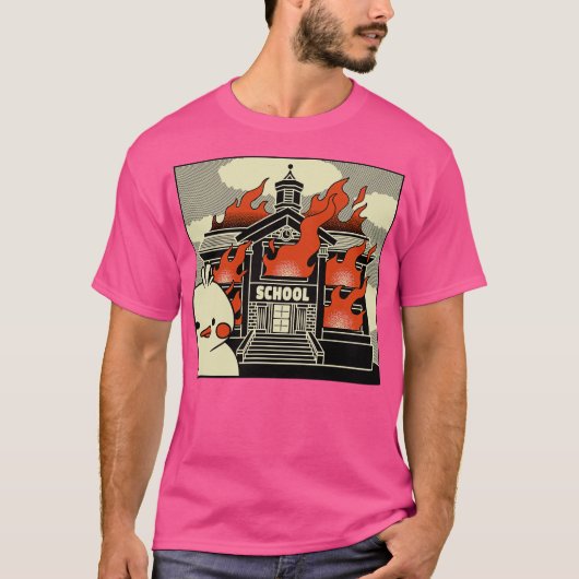 Tobe FonsecaによるWork Duck I Choose Violence Tシャツ (正面)