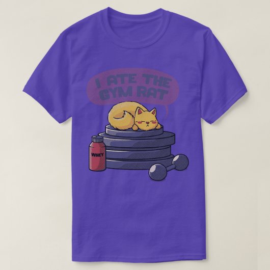 Tobe Fonseca食べのジム・ラットクリーム Tシャツ (デザイン正面)