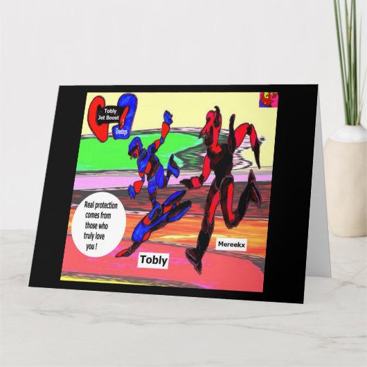 Tobly Jet Boost 1あいさつ カード (正面)