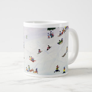 Toboggan 1990年へのTobogganまたはない ジャンボコーヒーマグカップ