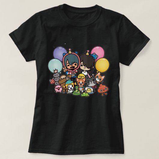 Toca Boca Studiのアプリ開発を特集 Tシャツ (デザイン正面)