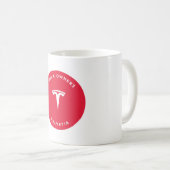 TOCH Tasse in weiss mit rotem Logo コーヒーマグカップ (正面右)