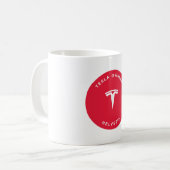 TOCH Tasse in weiss mit rotem Logo コーヒーマグカップ (正面左)