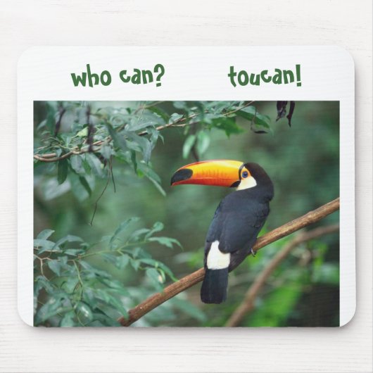 TocoはToucanのだれできますか。 toucan! マウスパッド (正面)