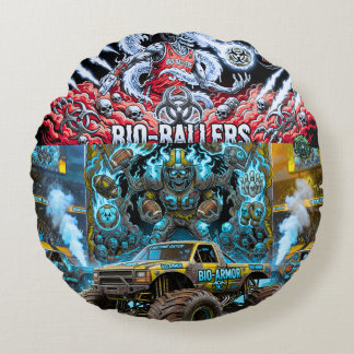 TOCOCLAWS バイオアーマーモンスタートラック - トキシックスカル ラウンドクッション