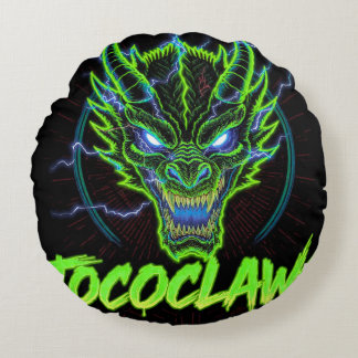 TOCOCLAWS バイオハザード スケルトン: 放射性ガス・マスク ラウンドクッション