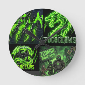TOCOCLAWS ミリオン・グリーン・電動ドラゴン - ミリオン・グリーン ラウンド壁時計