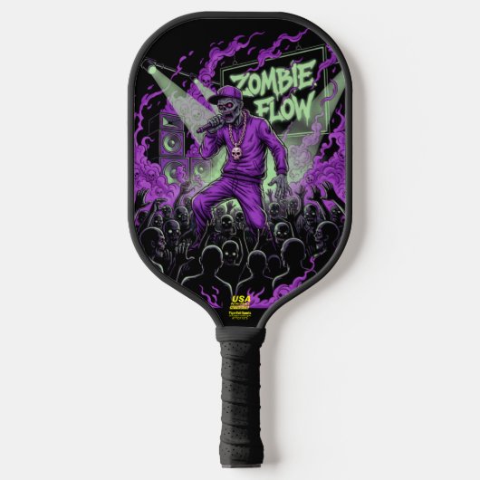 TOCOCLAWS "Zombie Flow" Pro Pickleball Paddle ピックルボールラケット (正面)