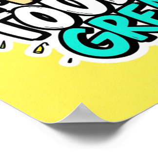 Today Great | Minimalist Inspirational Wall Art ポスター